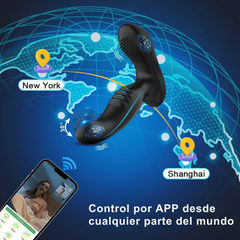 Consolador Vibrador con Estimulador de Clítoris de Textura con Control a Través de App Bluetooth