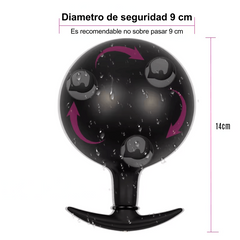 Plug Anal BDSM con Dilatador Expandible Mediante Bombeo