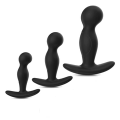 Masajeador de próstata Tipo Tapón con 3 Tamaños por Etapa AP03