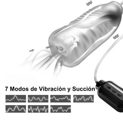 Bomba Masturbadora Automática con Succionador para Pene