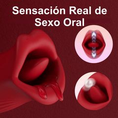 Masajeador de Clítoris Tipo Lengua con Bala Estimuladora