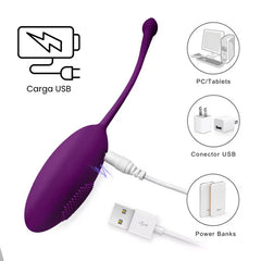 Bala Vibradora con Colita a Control Remoto Colores Variados