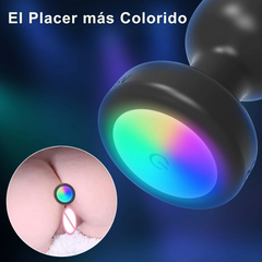 Plug Anal Vibrador con Luz Led y Control por App Bluetooth