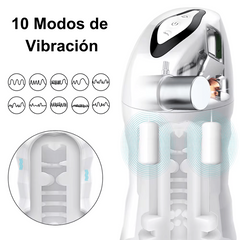 Copa Masturbadora Automática para Hombres con Succión y Sensación de Penetración con Textura Vaginal FJB15-TLUDA