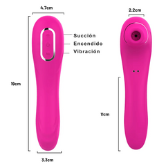 Vibrador con Succionador de Clítoris GM11