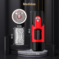 Copa Masturbadora Giratoria Automática con Reproducción de Sonidos Sexuales