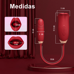 Masajeador de Clítoris Tipo Lengua con Bala Estimuladora