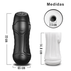 Copa Masturbadora Automática para Hombre con 3 Modos de Succión y Vibración