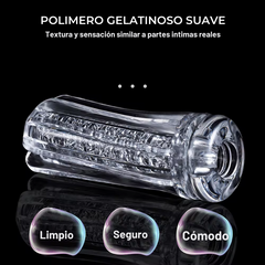 Masturbador de Silicón para Hombres con Textura Vagina por Niveles de Placer
