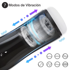 Copa Masturbadora Automática para Hombres con 7 Niveles de Succión y Estimulación
