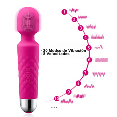 Masajeador de Clítoris Con Potente Vibración Tipo Varita