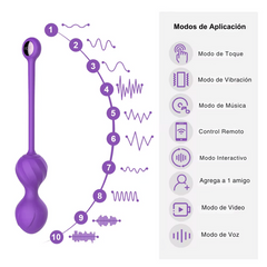 Vibrador Tipo Bala con Control Remoto por Aplicación TD020