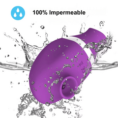 Vibrador Succionador de clítoris 2 en 1 con Masajeador Tipo Lengua