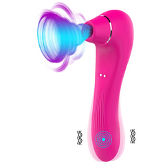 Vibrador con Succionador de Clítoris GM11