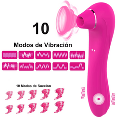 Vibrador con Succionador de Clítoris GM11