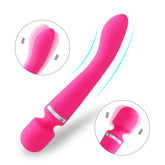 Masajeador de Clítoris Tipo Varita con 20 Velocidades y Estimulador de Punto G