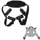 Arnés de Sujeción BDSM para Inmovilización de Manos y Piernas con Sujeción en Cuello