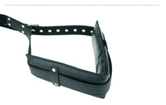 Arnés de Sujeción BDSM para Inmovilización de Piernas con Sujeción en Cuello