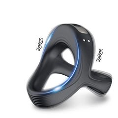 Anillo Vibrador Retardante de Eyaculación con 10 Estilos de Vibración