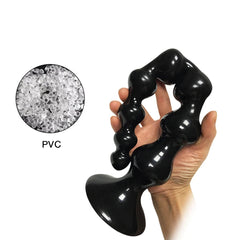 Bolas Anales Extra Grandes para Dilatación Anal con Plug Succionador