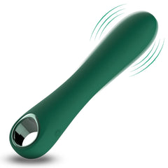 Dildo Vibrador Tipo Varita de Suave Silicona con 10 Modos de Vibración
