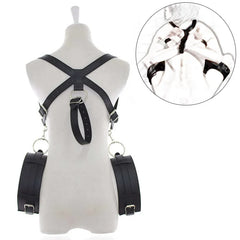 Arnés de Restricción BDSM con Esposas para Muñecas