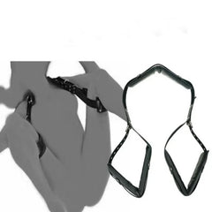Arnés de Sujeción BDSM para Inmovilización de Piernas con Sujeción en Cuello