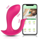 Consolador Doble con Estimulador de Clítoris y Punto G con Control a Través de App Bluetooth