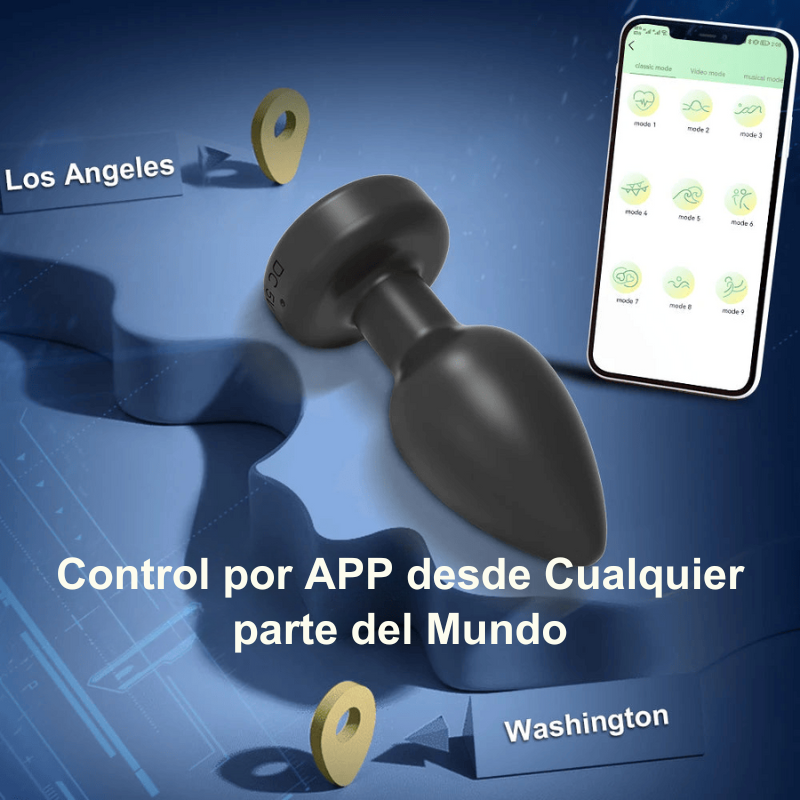 Comprar Plug Anal Vibrador con Luz Led y Control por App Bluetooth - GummyBear Sexshop Comprar Plug Anal Vibrador con Luz Led y Control por App Bluetooth - GummyBear Sexshop