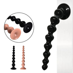Bolas Anales Extra Grandes Anchas para Dilatación Anal con Plug Succionador